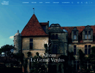 chateaulegrandverdus.com screenshot