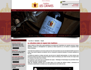 chateaulesgraves.com screenshot