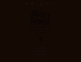 chateaumarmont.com screenshot