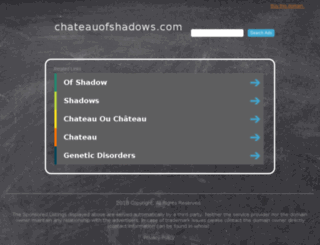 chateauofshadows.com screenshot