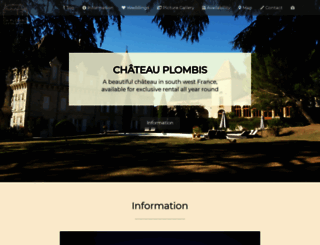 chateauplombis.com screenshot