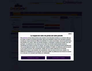chateauroux.onvasortir.com screenshot
