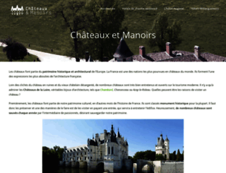 chateaux-manoirs.fr screenshot