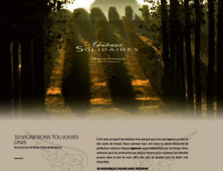 chateaux-solidaires.com screenshot