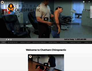 chathamchiropracticclinic.com screenshot