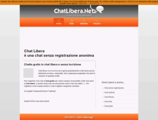 chatlibera.it screenshot