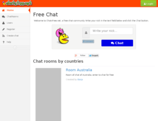 chatsfree.net screenshot