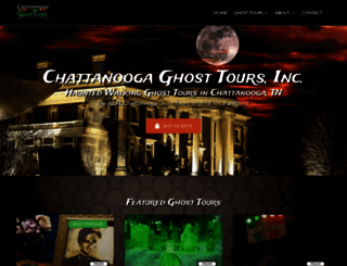 chattanoogaghosttours.com screenshot