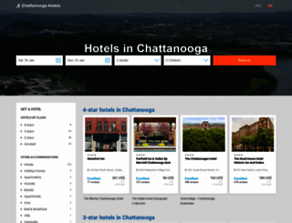chattanoogahotelsguide.com screenshot