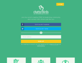 chatterbirds.com screenshot
