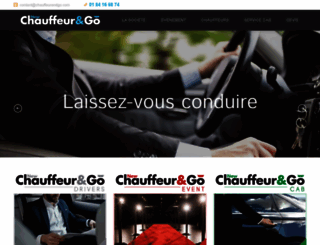 chauffeurandgo.com screenshot