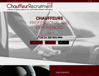 chauffeurrecruitment.co.uk screenshot