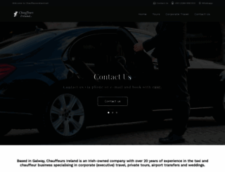 chauffeursireland.net screenshot