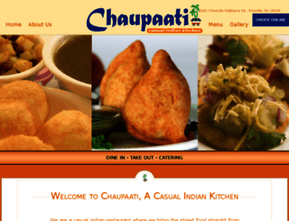 chaupaatirestaurant.com screenshot