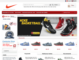 chaussuresite.com screenshot