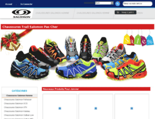 chaussuretrailsalomon.com screenshot