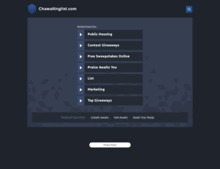 chawaitinglist.com screenshot