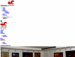 chawla-artgallery.com screenshot