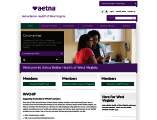chcmedicaid-westvirginia.coventryhealthcare.com screenshot