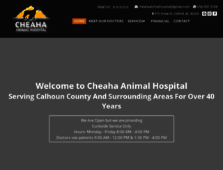 cheahaanimalhospital.com screenshot
