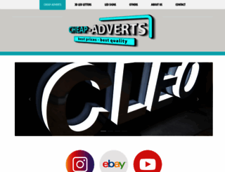 cheap-adverts.co.uk screenshot