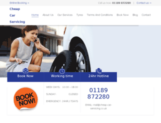 cheap-car-servicing-reading.co.uk screenshot