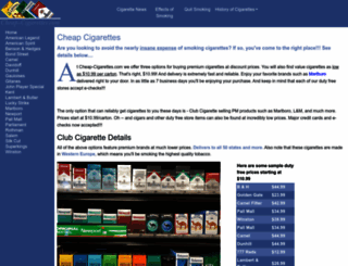 cheap-cigarettes.com screenshot