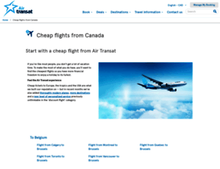 cheap-flights.airtransat.ca screenshot