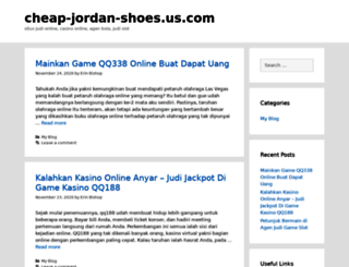 cheap-jordan-shoes.us.com screenshot