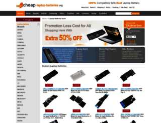 cheap-laptop-batteries.org screenshot