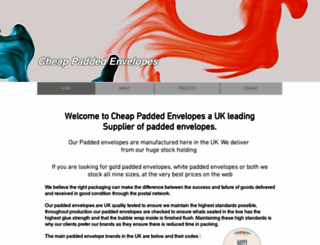 cheap-paddedenvelopes.co.uk screenshot