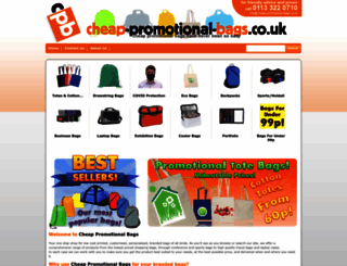 cheap-promotional-bags.co.uk screenshot