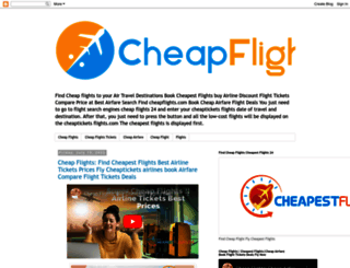 cheap-ticket-flights.blogspot.com screenshot