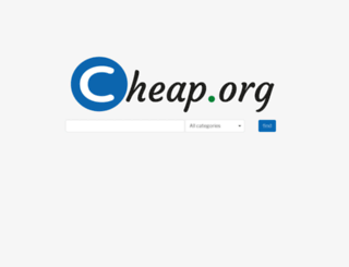 cheap.org screenshot