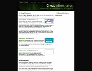 cheapaftershaves.co.uk screenshot