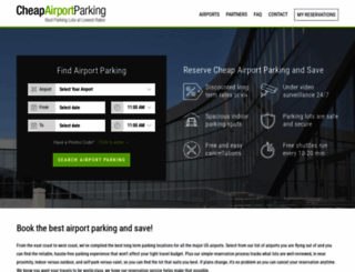 cheapairportparking.org screenshot