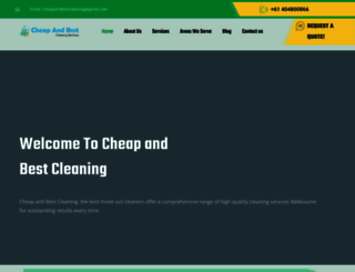 cheapandbestcleaning.com.au screenshot
