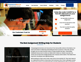 cheapassignmentwriters.com screenshot