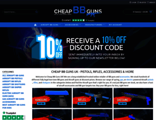 cheapbbguns.co.uk screenshot