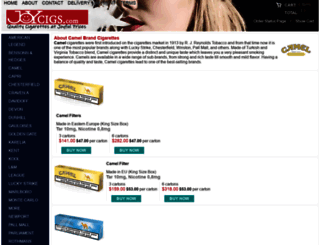 cheapcamelcigarettes24.com screenshot
