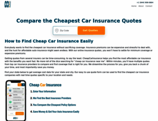 cheapcarinsurance.net screenshot