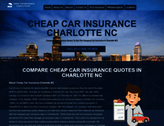 cheapcarinsurancecharlottenc.com screenshot