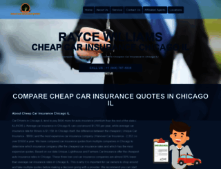 cheapcarinsurancechicagoil.com screenshot