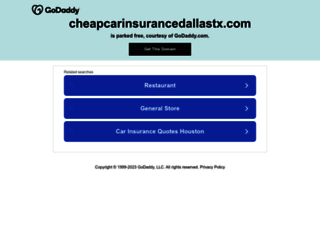 cheapcarinsurancedallastx.com screenshot