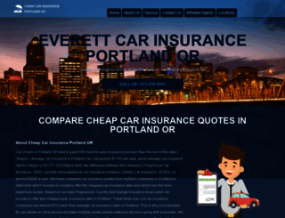 cheapcarinsuranceportlandor.com screenshot