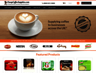 cheapcoffeesupplies.com screenshot