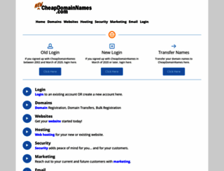 cheapdomainnames.com screenshot