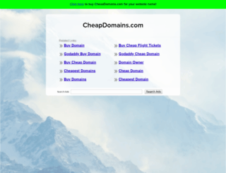 cheapdomains.com screenshot