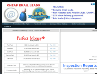 cheapemaildata.website screenshot
