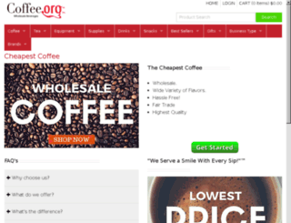 cheapercoffee.org screenshot